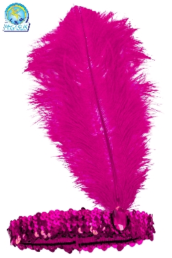 PIUMA CHARLESTON PAILLETTES FUCSIA